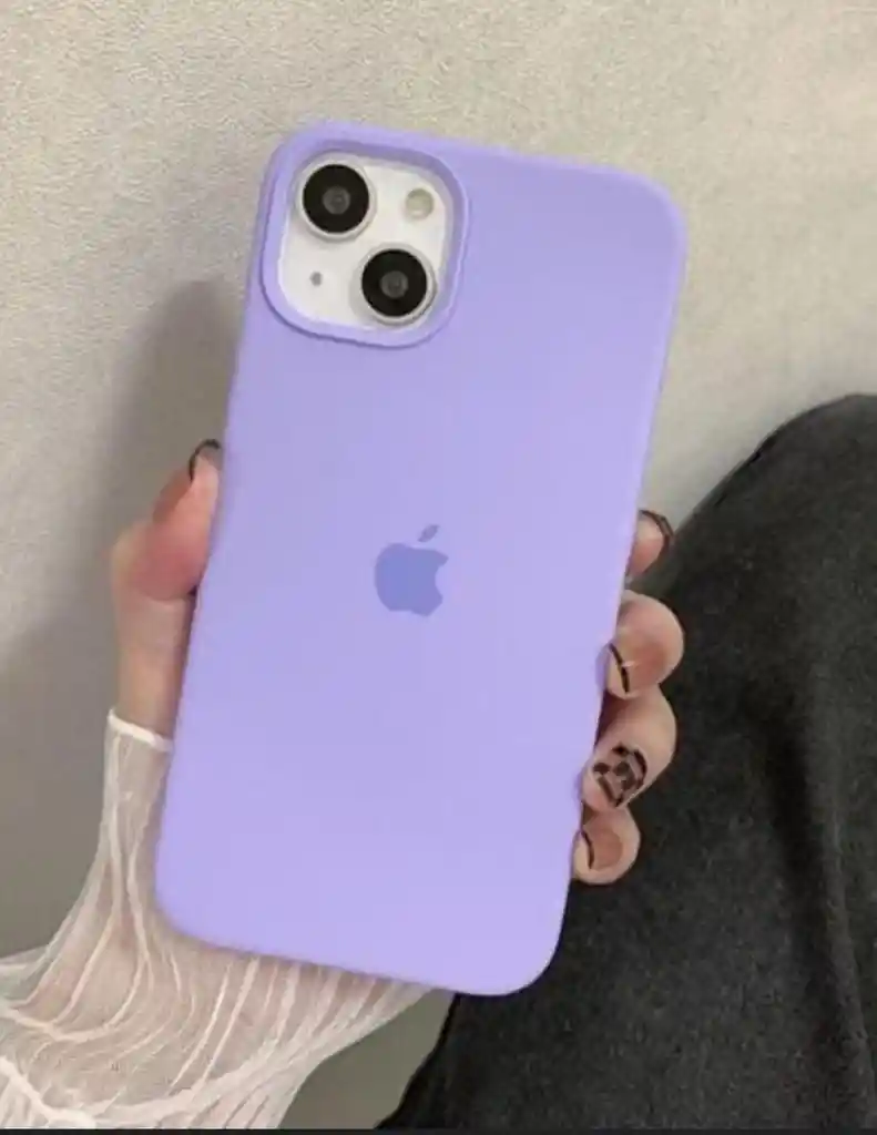 Silicone Case Iphone 15 Lila