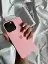Silicone Case Iphone 15 Pro Max Rosado