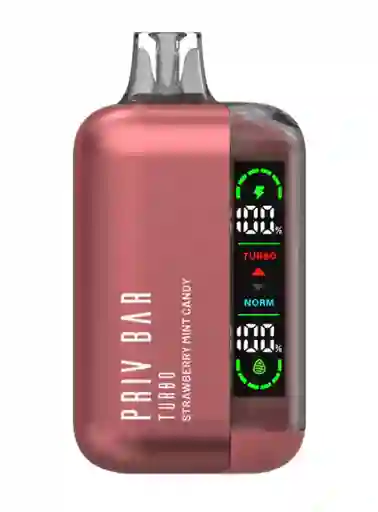 Vape Priv Bar 15.000 Puff - Strawberry Mint Candy