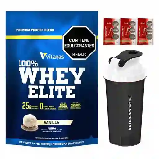 Proteina Whey Elite 2lbs Vainilla