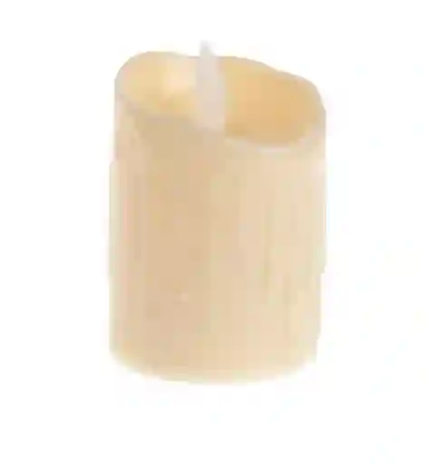 Vela Led De Pila Amarilla Derretida Pequeña Luz Cálida 4cm Alto