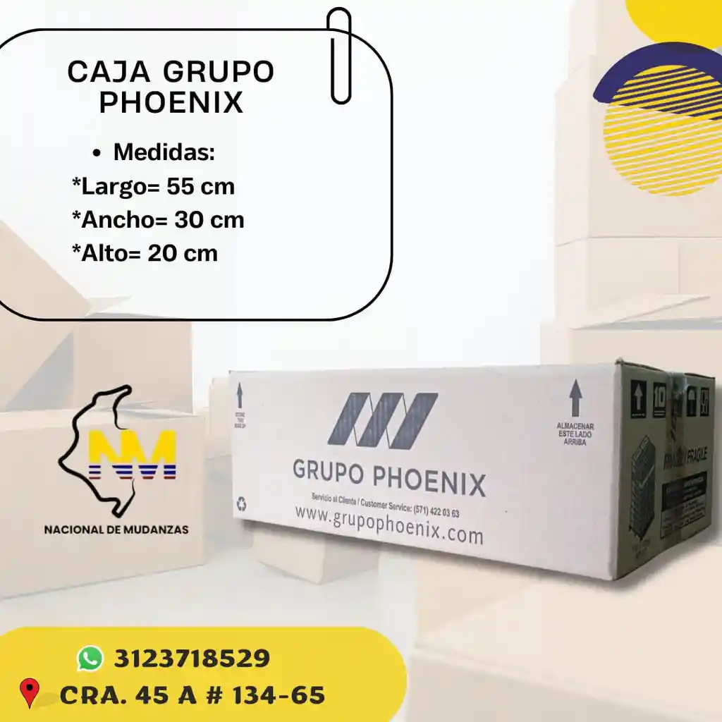 Caja Grupo Phoenix 55x30x20