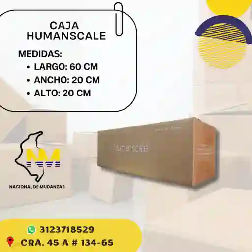Caja Humanscale 60x20x20