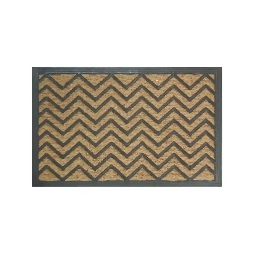 Tapete De Entrada Coco Goma Natural 40x60 Cm Modelo 1