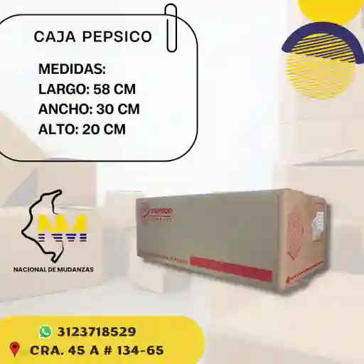 Caja Pepsico 58x30x20