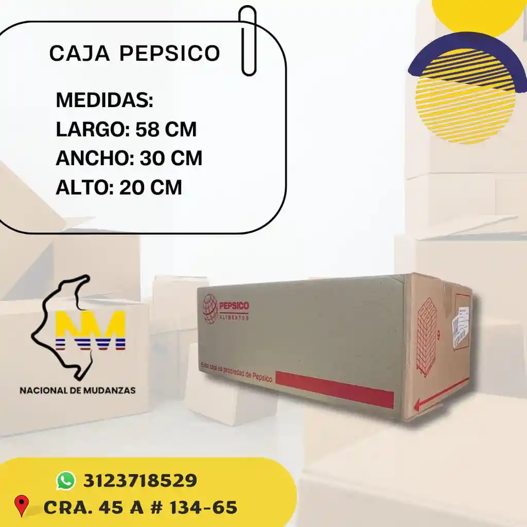 Caja Pepsico 58x30x20