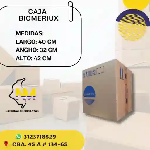 Caja Biomeriux 40x32x42