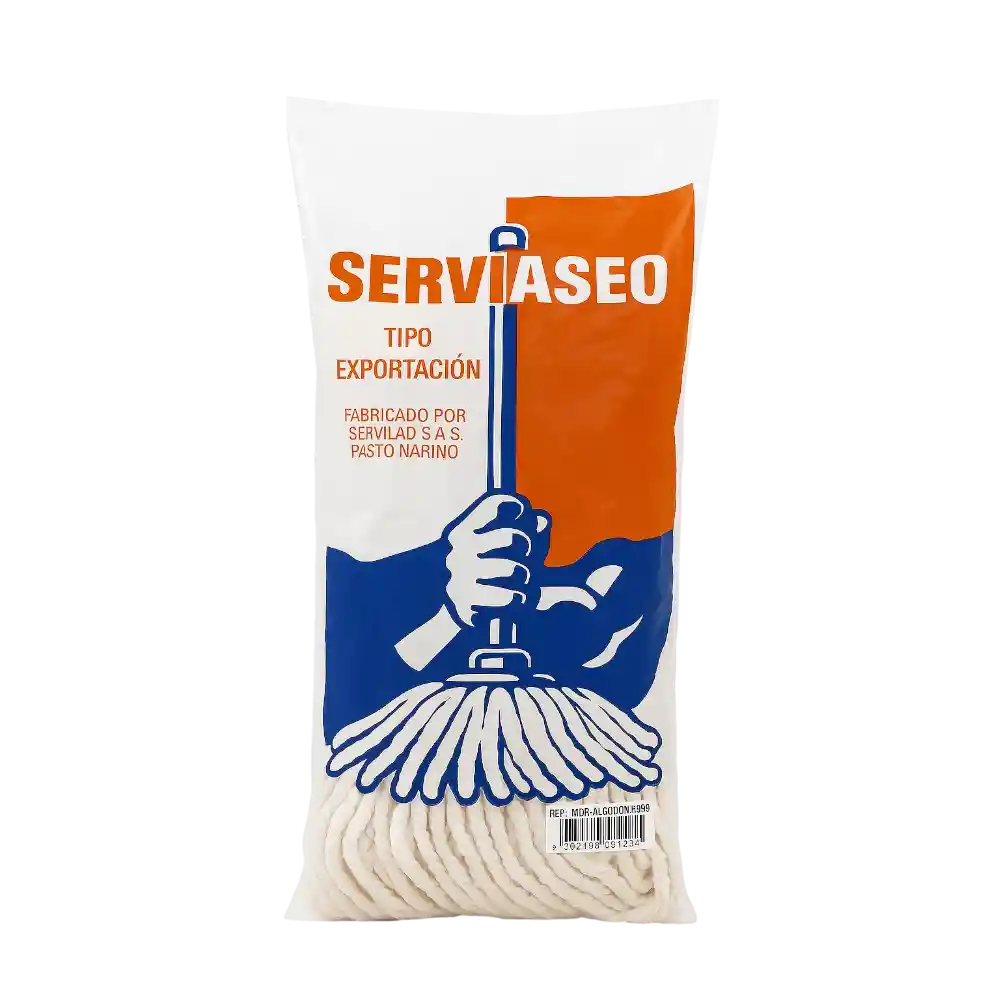 Trapeador Grande Serviaseo X 360gramos T-7 - Blanco