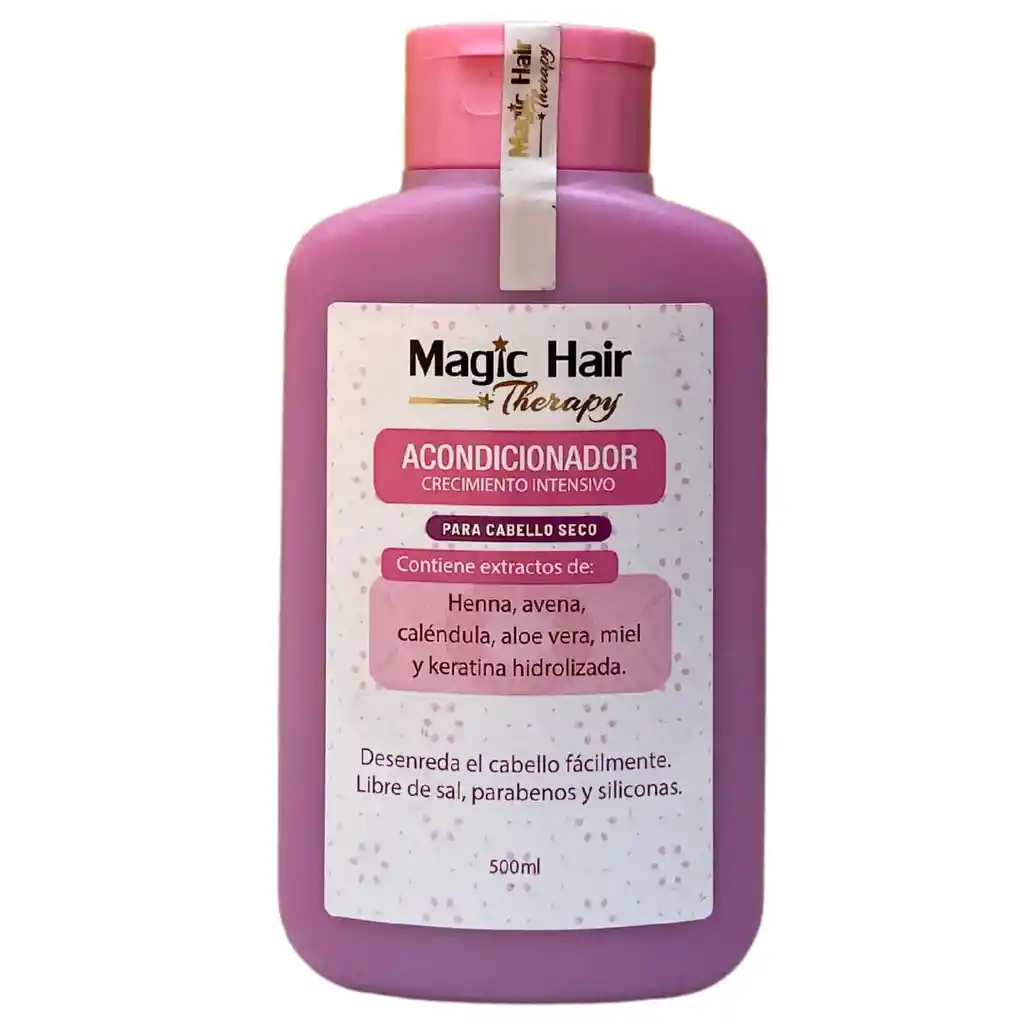 Acondicionador Crecimiento Intensivo Para Cabello Seco Magic Hair 500 Ml