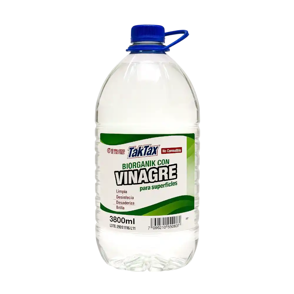 Vinagre De Limpieza Taktax Biorganik - 3,8l