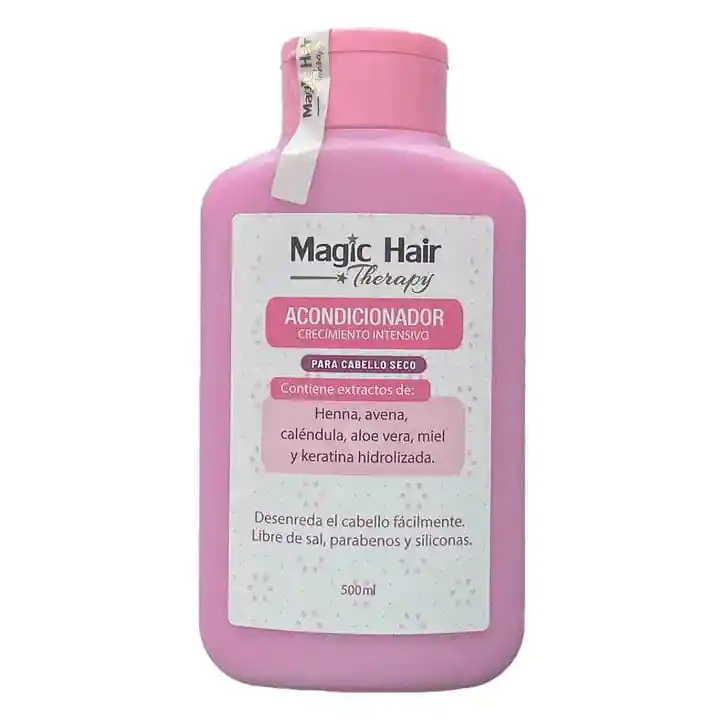 Acondicionador Crecimiento Intensivo Para Cabello Seco Magic Hair 500 Ml