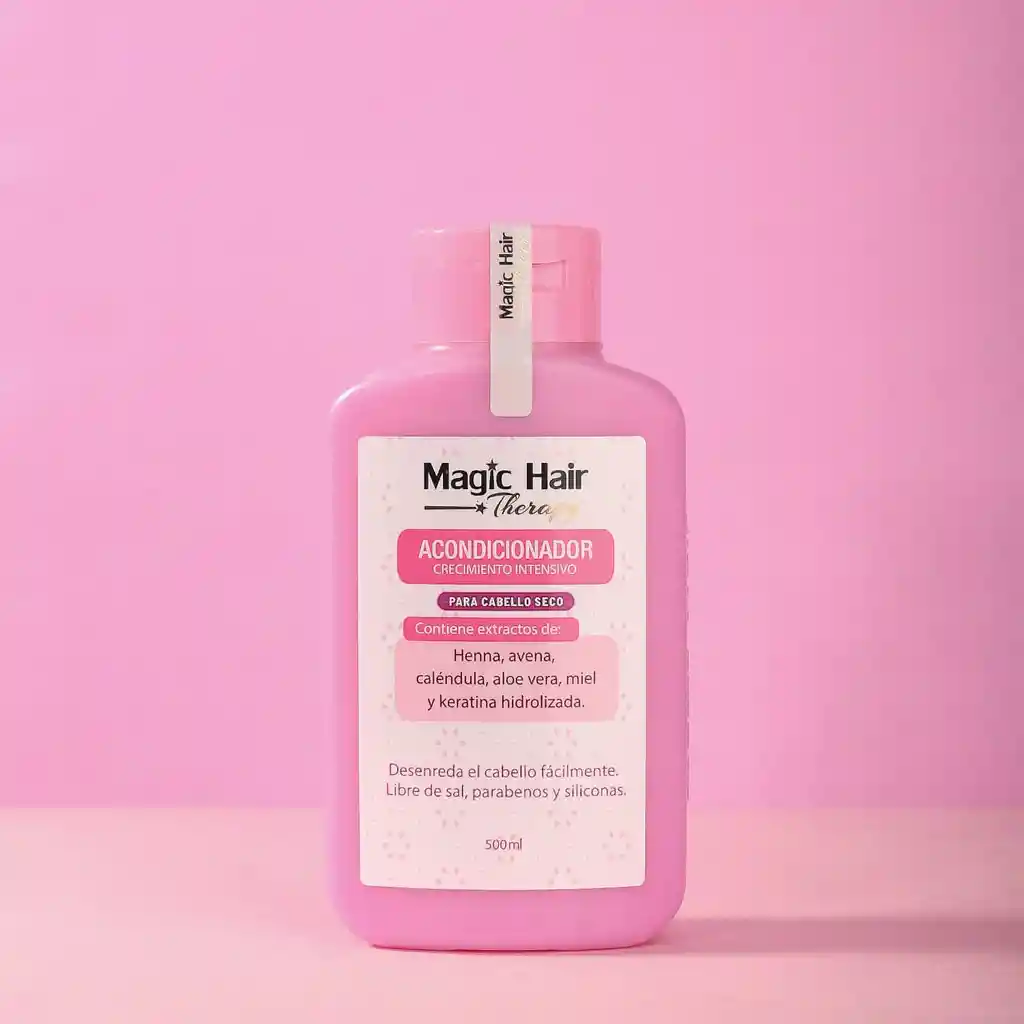 Acondicionador Crecimiento Intensivo Para Cabello Seco Magic Hair 500 Ml