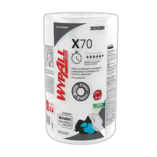Wypall Paños De Limpieza X70 Rollo X88 Paños Multiusos