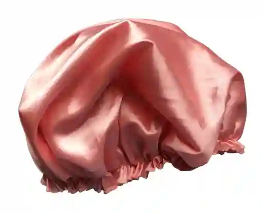 Gorro En Satin Rosado Para Cabello