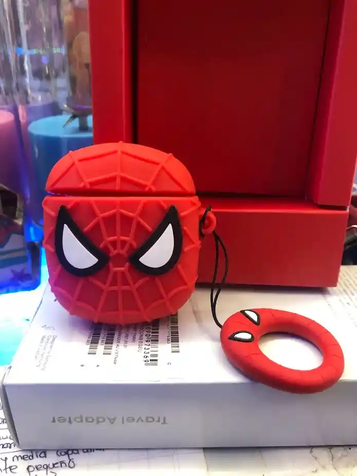 Forro Funda Estuche Para Audífonos Inalámbricos Hombre Araña