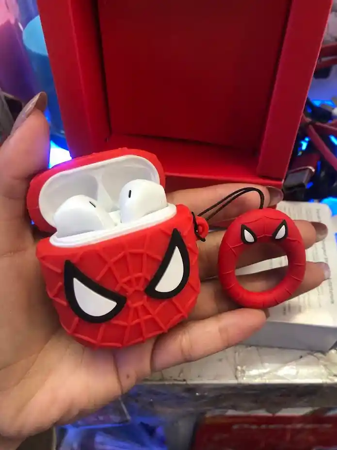 Forro Funda Estuche Para Audífonos Inalámbricos Hombre Araña
