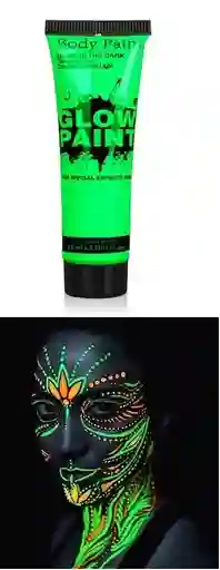 Pintura Neon Para El Cuerpo - Verde