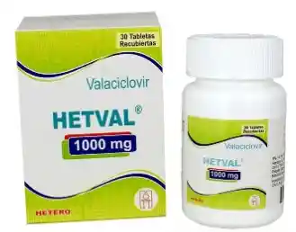 Valaciclovir 1000 Mg (hetval) X Caja
