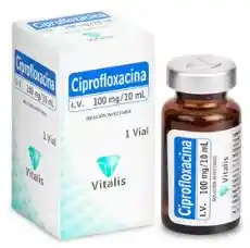 Ciprofloxacina 100 Mg/ 10 Ml Solucion Inyectable