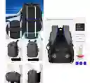 Maleta Bolso Morral Ejecutivo Universitario Para Laptop Pc Con Puerto Usb Premium Negro