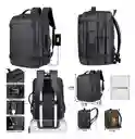 Maleta Bolso Morral Ejecutivo Universitario Para Laptop Pc Con Puerto Usb Premium Negro