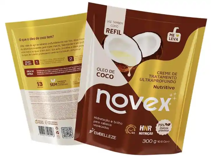 Crema De Tratamiento Oleo De Coco - Novex Brasil