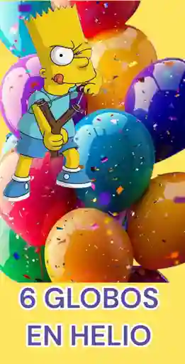 Pack De 6 Globos Con Helio – Listos Para Tu Fiesta