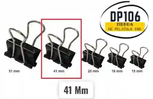 Gancho Lotero 41 Mm X 6 Und Clips
