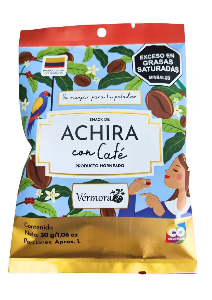 Snack De Achira Con Café 30g