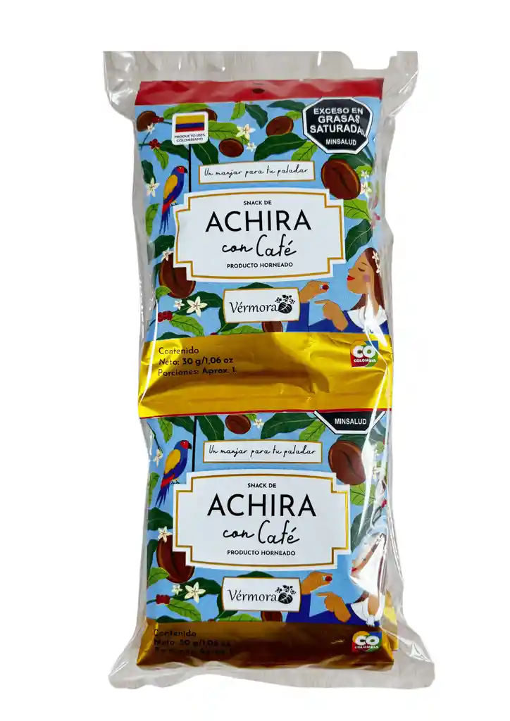 Sixpack Achira De Cafe Paquete Por 6 Unidades De 30g