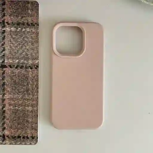 Estuche Silicona Iphone 16 Pro Max Palo Rosa