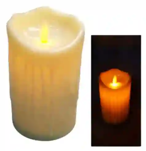 Velas Luz Led Blanca 3.6 X 4.5 Cm