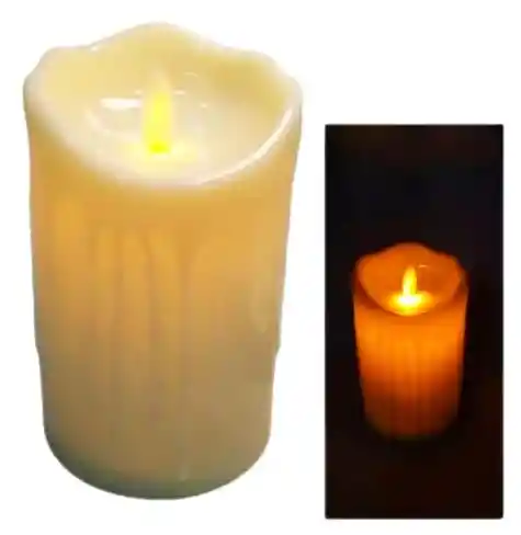 Velas Luz Led Blanca 3.6 X 4.5 Cm