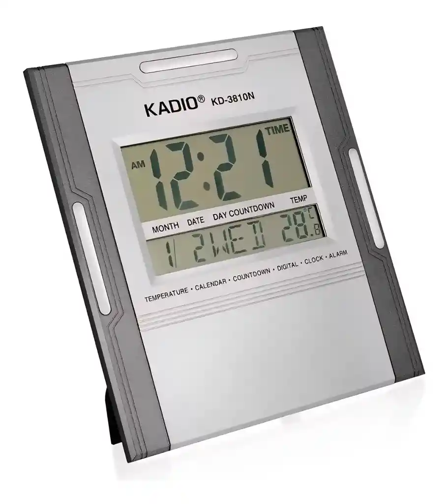 Reloj Pared Digital Kadio 3810 Termo Timer Alarma Calendario