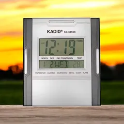 Reloj Pared Digital Kadio 3810 Termo Timer Alarma Calendario