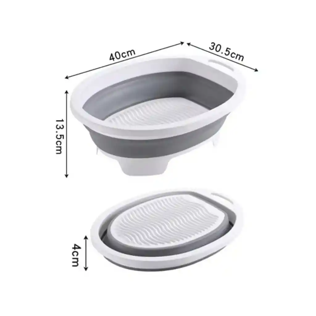 Cesta Tina Plegable Multiusos Ropa Lavadero Portable