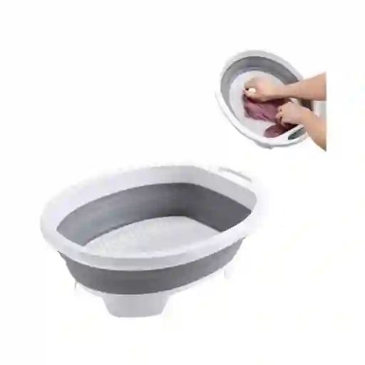 Cesta Tina Plegable Multiusos Ropa Lavadero Portable