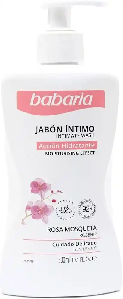 Jabon Intimo Babaria Rosa Mosqueta 300 Ml