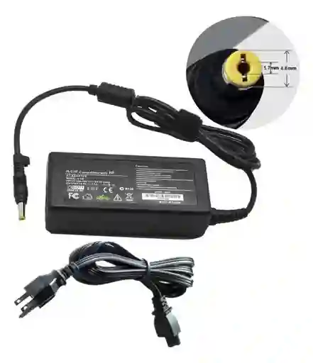 Cargador Compatible Para Hp 65w 18.5v Punta Amarilla