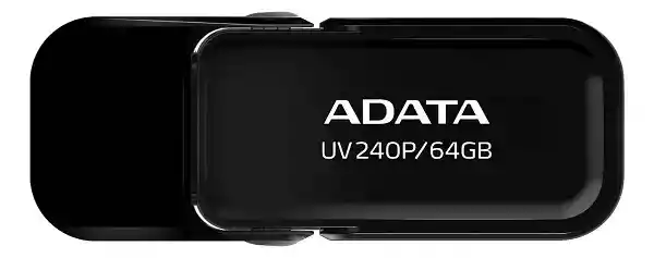 Memoria Usb Adata Uv240 64gb 2.0 Auv240 Negro
