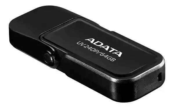 Memoria Usb Adata Uv240 64gb 2.0 Auv240 Negro