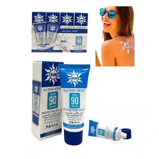 Protector Solar Spf90 Pa+++ Protecion Avanzada Sultana Rose 50ml