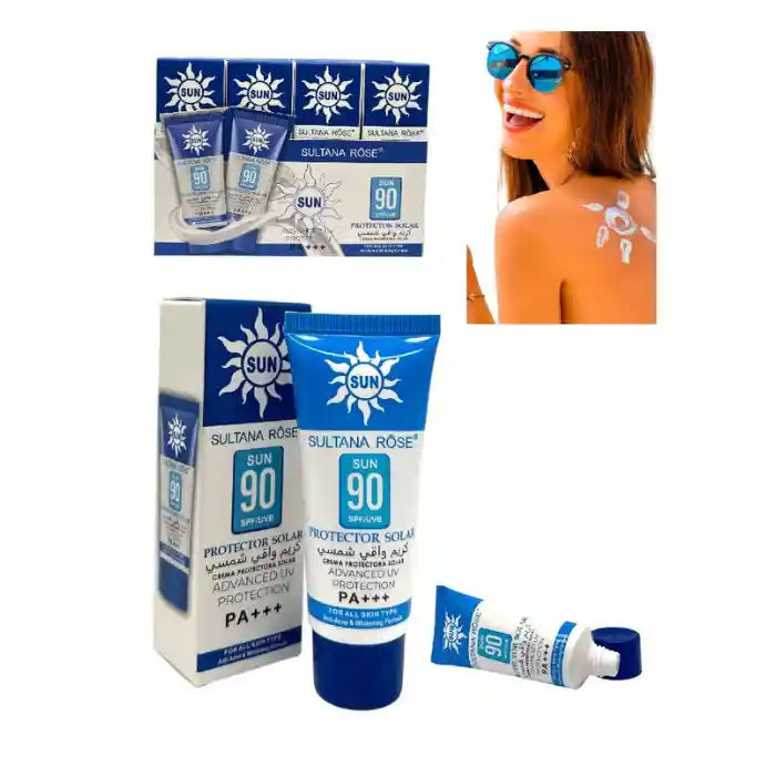 Protector Solar Spf90 Pa+++ Protecion Avanzada Sultana Rose 50ml
