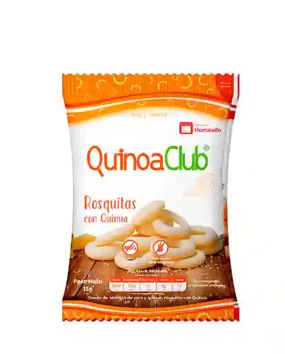 Unidad Rosquitas De Quinua Natural Pack Quinoa Club 15 Gr