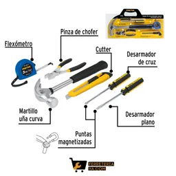 Juego De 6 Herramientas Caseras, Pretul - 22972