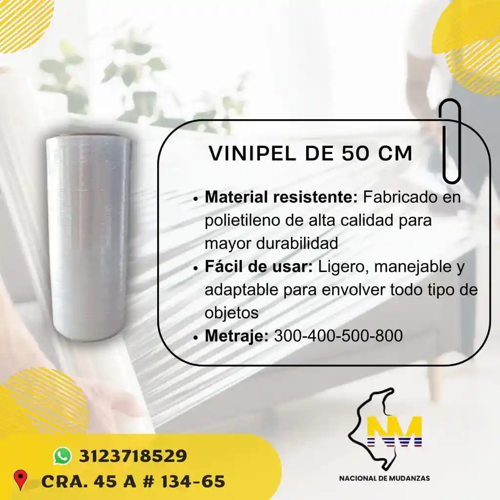 Vinipel - Pelex 50 Cm X 500 Mtrs