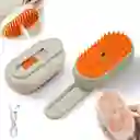 Cepillo A Vapor Para Mascotas Bonito Cepillo De Masaje Crema Desmontable Antiestático