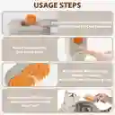 Cepillo A Vapor Para Mascotas Bonito Cepillo De Masaje Crema Desmontable Antiestático