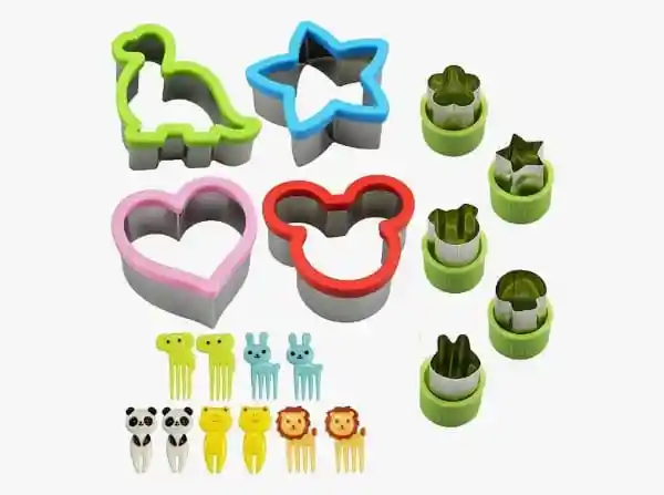 Kit Cortador De Figuras Moldes Para Comidas De Niños