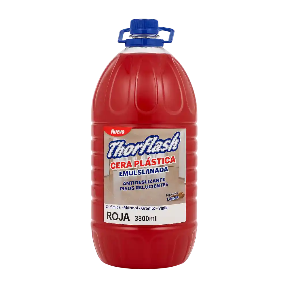 Cera Plastica Thorflash 3,8 Litros Canela - Rojo